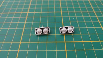 Phares avant pièce détachée miniature Rolls-Royce Camargue Burago BBurago 1/22 1/22e 1/22eme #B58