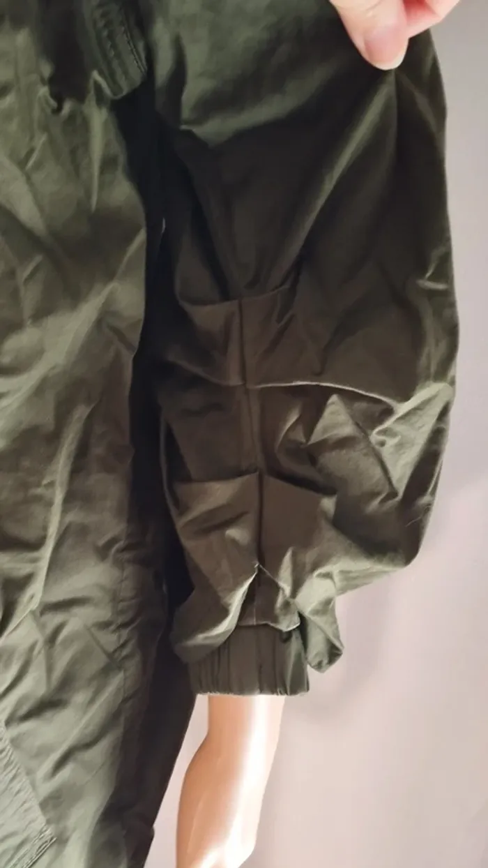 Veste trench verte taille s femme - photo numéro 9