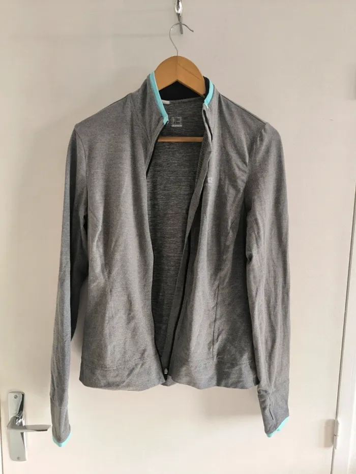 Veste sport grise domyos