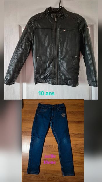 Veste + 1 jean taille 10 ans