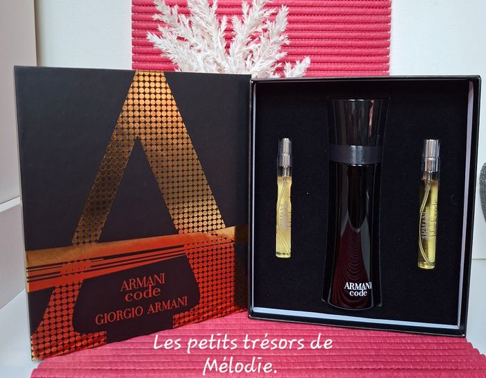Coffret 3 pièces Armani code