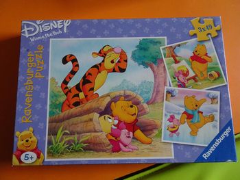 3 puzzles Winnie l'Ourson Disney