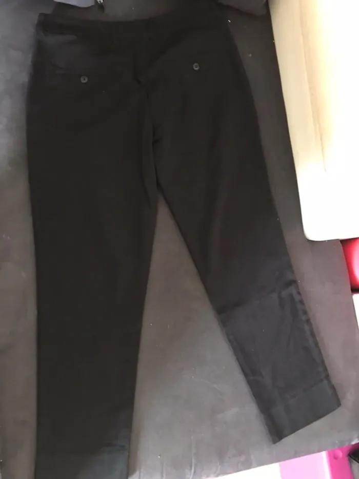 Pantalon carotte noir - photo numéro 2