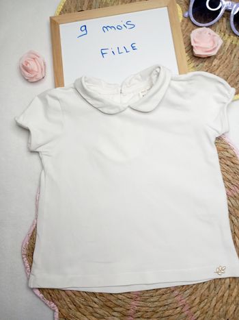 Tee-shirt fille 👧 9 mois
