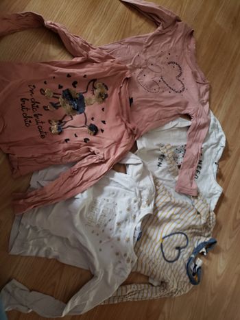 Lot tee shirt manche longue