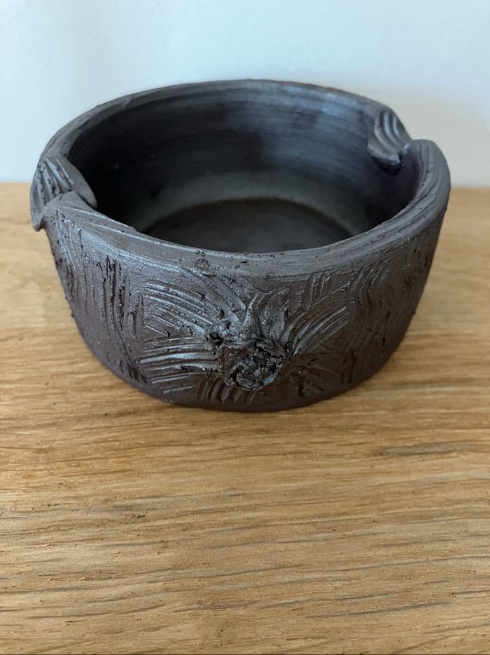 Vintage-Cendrier-Poterie artisanale-TURGIS - photo numéro 5