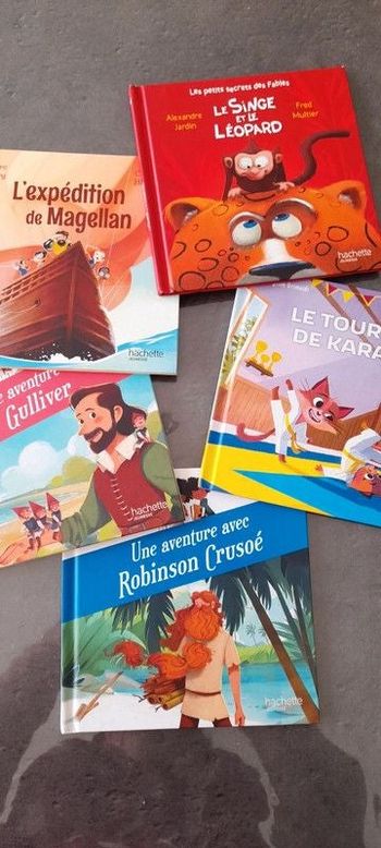 Lot de 5 livres Hachette jeunesse