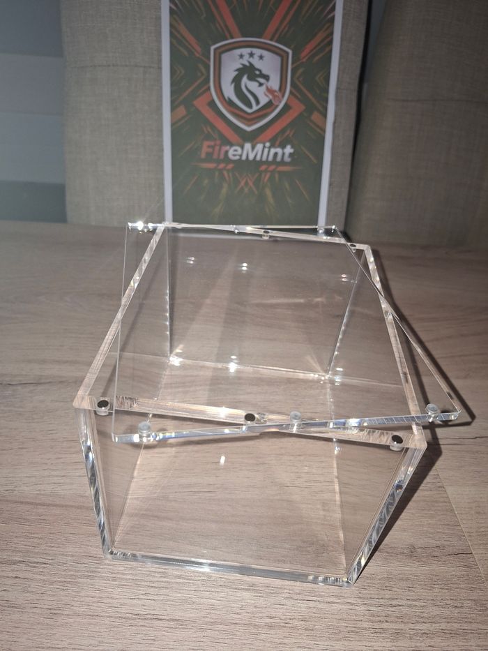 Protection acrylique display mini tin ×10 pokemon aimants puissant 8mm FireMint - photo numéro 3