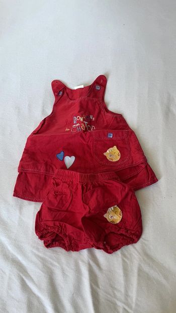 Robe avec short 3 mois