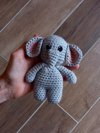Amigurumi  petit elephant 15cm
