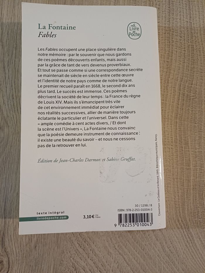 La Fontaine Fables - photo numéro 2