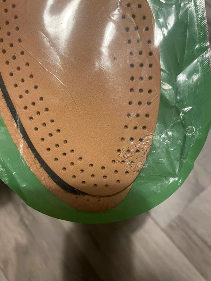Semelles cuir confort kiwi 36/37, neuves - photo numéro 6
