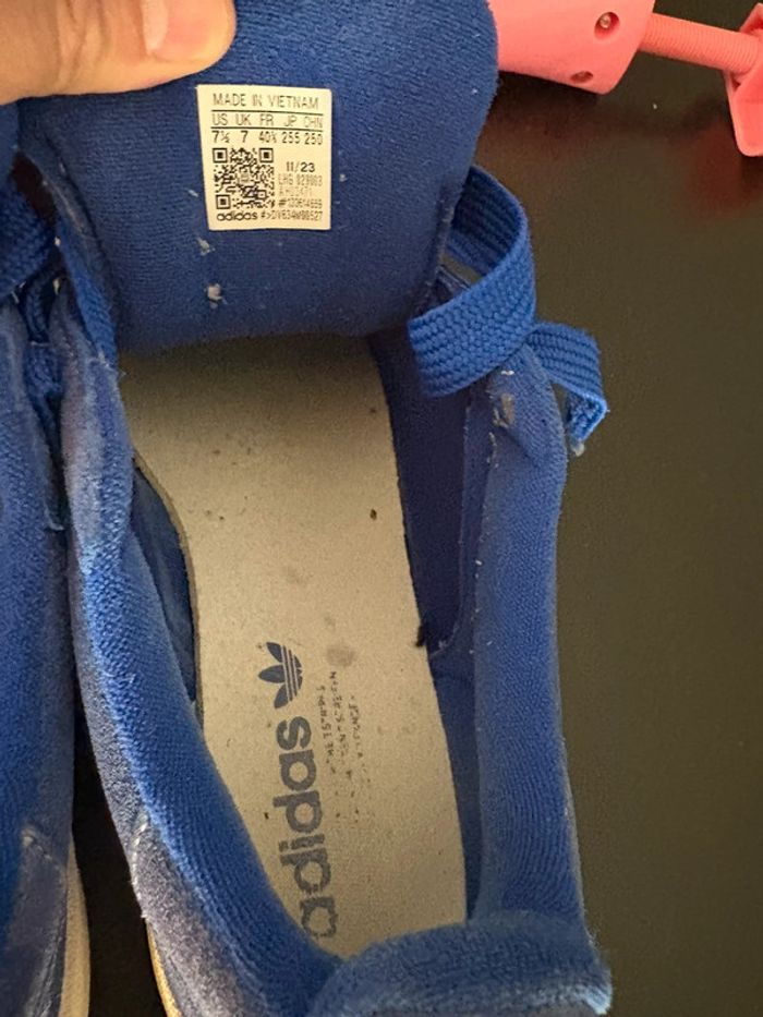 Adidas Campus bleues – T. 40 2/3 – bon état - photo numéro 6