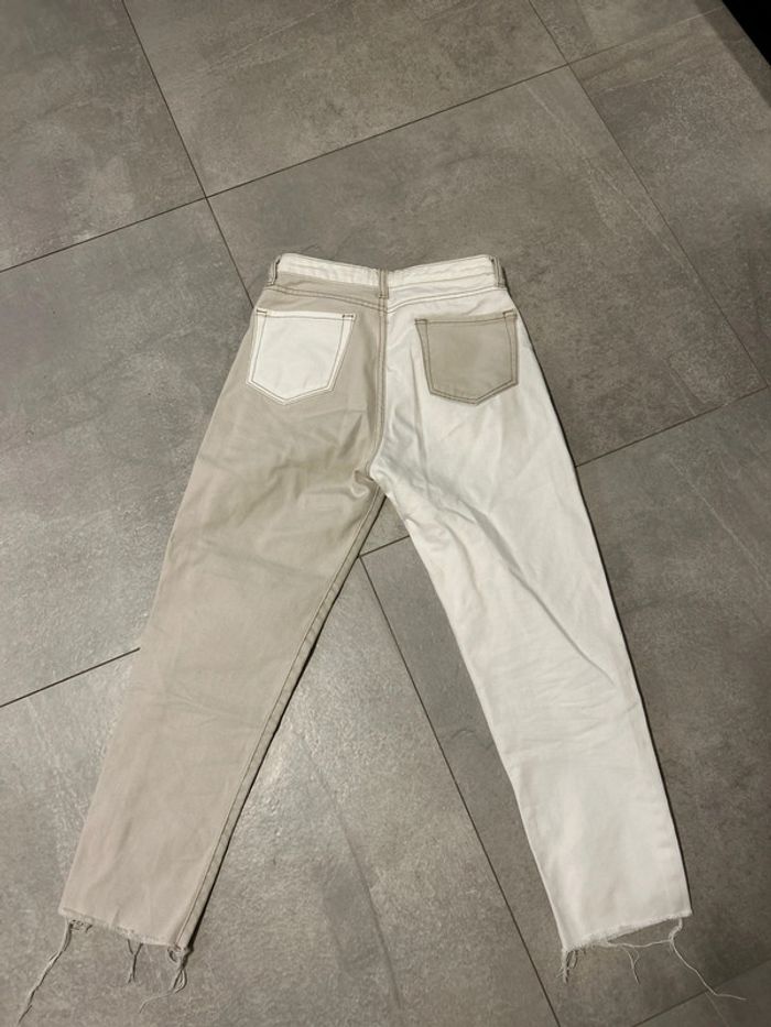 Jeans bicolore 34 stradivarius - photo numéro 5