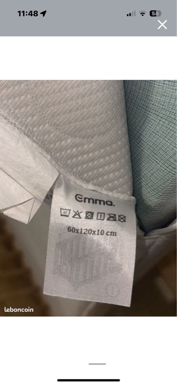 Lit Bebe Ikea + Matelas bebe EMMA - photo numéro 3