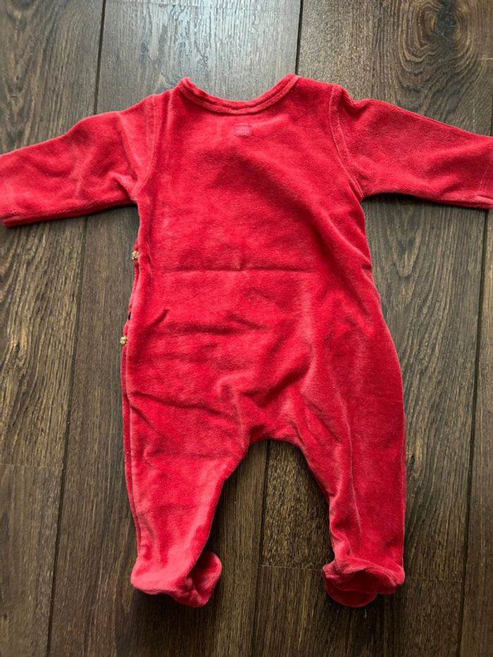 Pyjama Catimini rouge T. 3 mois - photo numéro 4