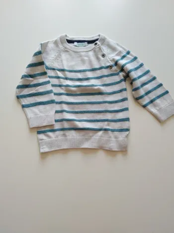 pull rayé okaidi garcon 12 mois
