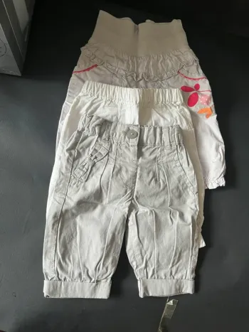 Lot de pantalons 1 mois fille