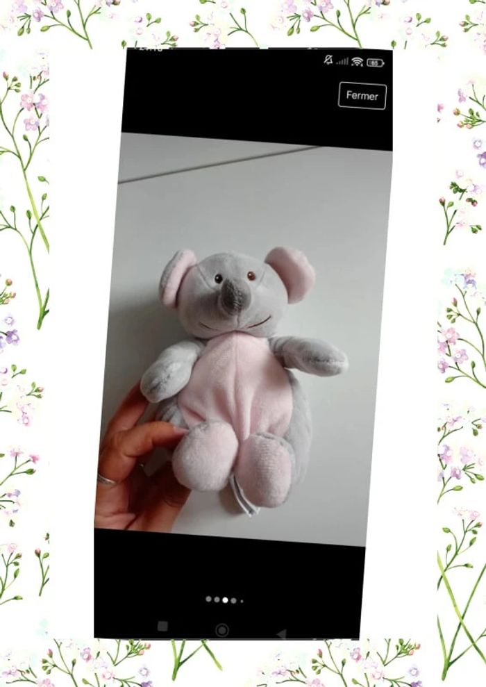 Souris en peluche