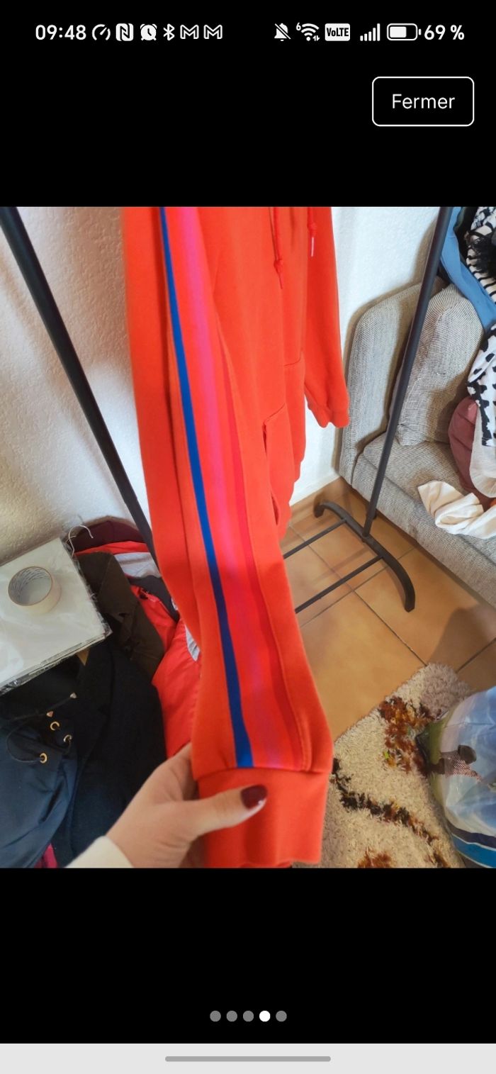 sweat homme adidas adicolor taille m - photo numéro 4