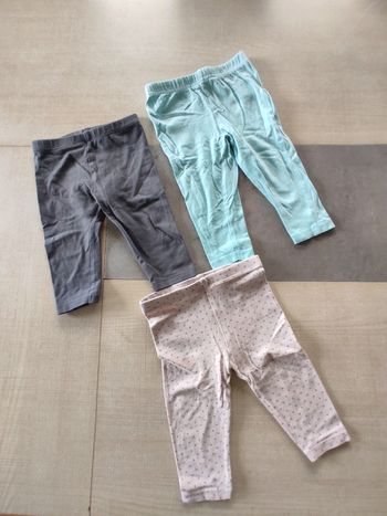 Lot leggings 12 mois