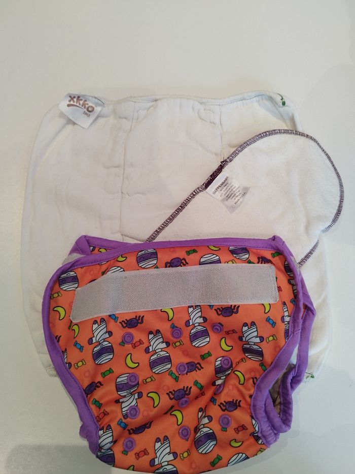 Couche lavable Bum Diapers et 2 inserts - photo numéro 2