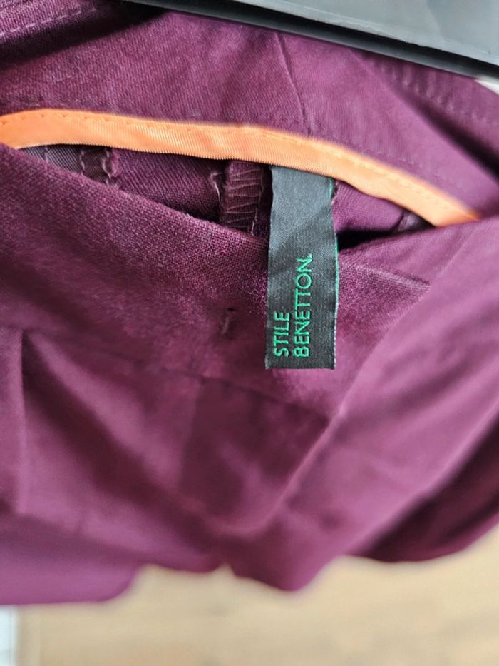 Pantalon Benetton Taille 38 - photo numéro 3