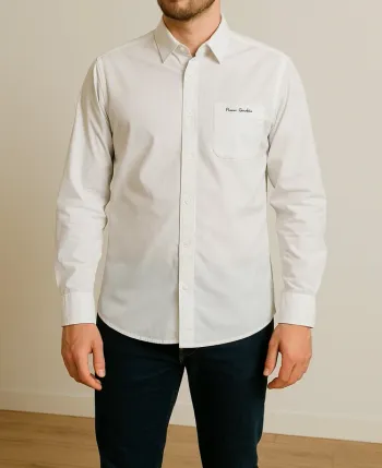 Chemise blanche Pierre Cardin – Homme – Taille L