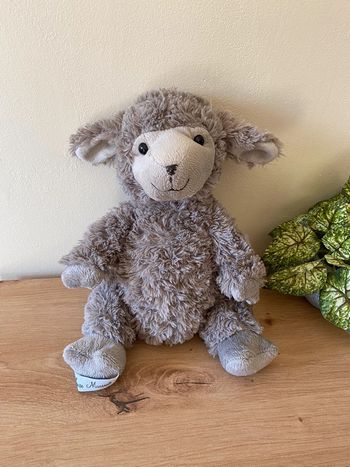 Doudou peluche mouton gris Louise mansen