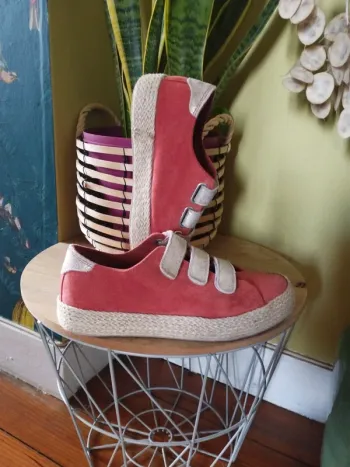 Baskets effet daim
