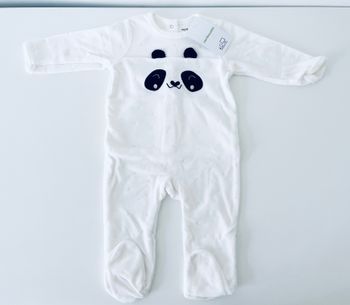 Pyjama en velours Vertbaudet taille 9 mois