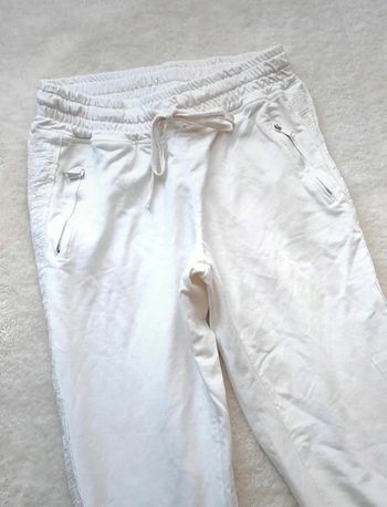 Pantalon blanc taille élastique Alika S