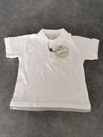 Polo garçon 12 mois. Neuf