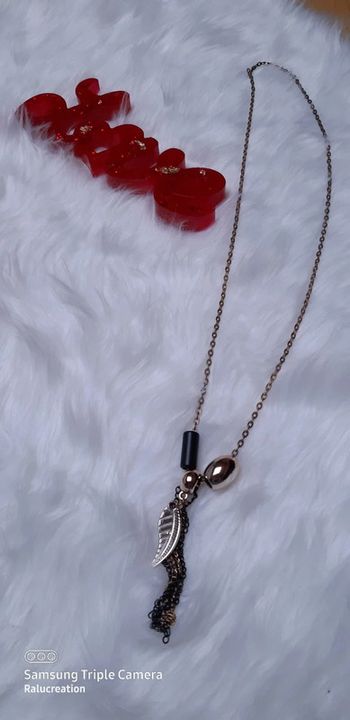 🖤Collier long doré Vintage