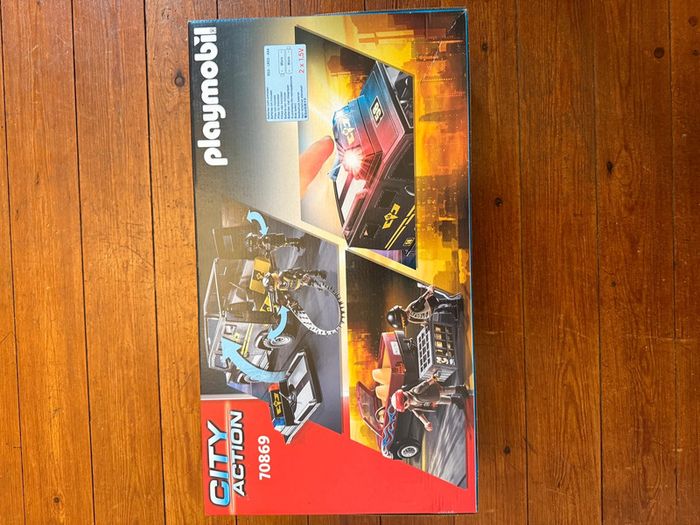 NEUF figurines Playmobil City Action voitures police poursuite des voleurs braqueurs banque 70869 - photo numéro 2