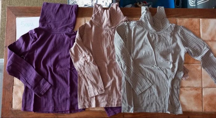 Lot 6 t-shirt manches longues (5 ans)