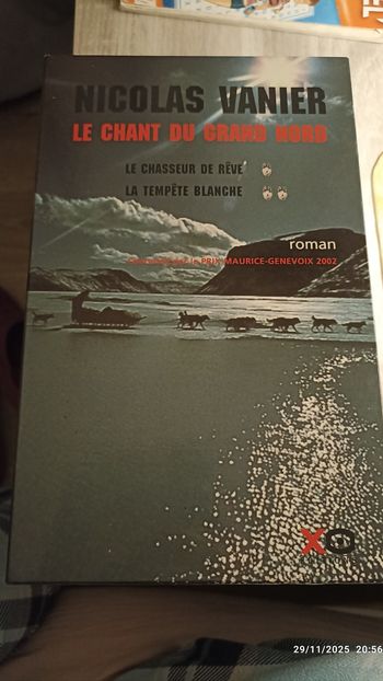 Coffret 2 livres Le chant du Grand Nord Nicolas Vanier