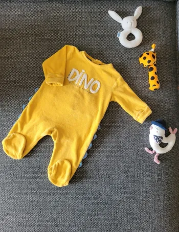 Pyjama velours garçon 1 mois 🦖