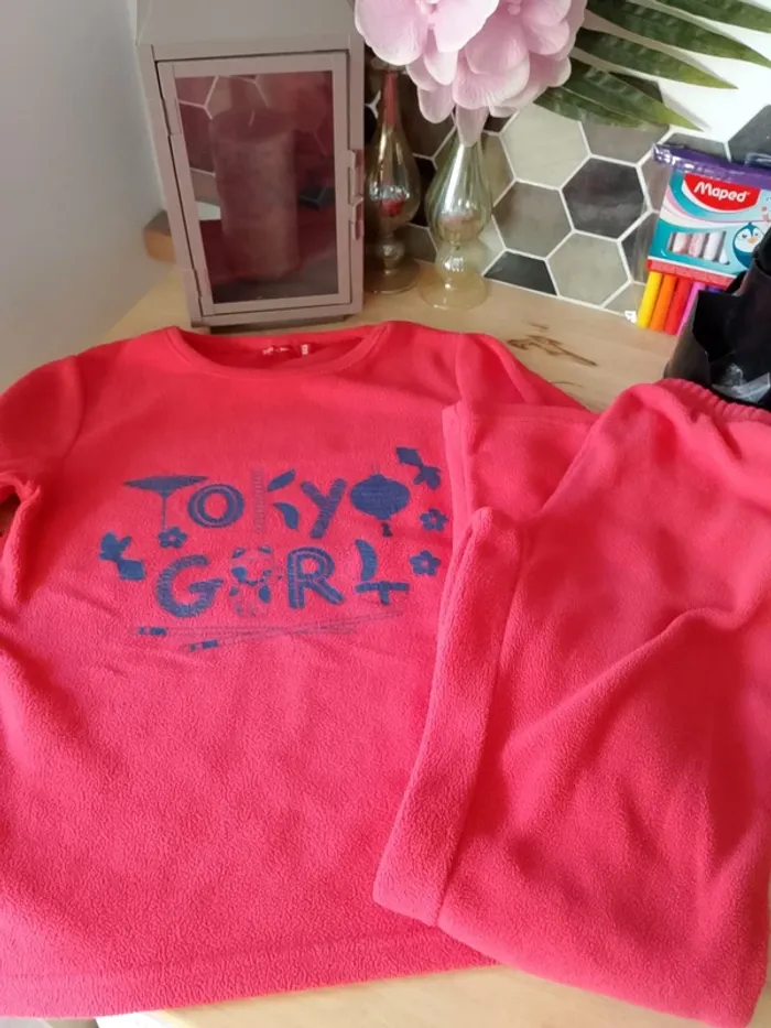 🍿Pyjama polaire chaud XXS soit 12/14 ans