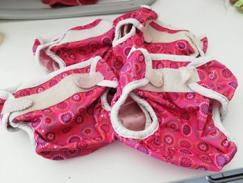 Lot de 4 sur couche taille s et m