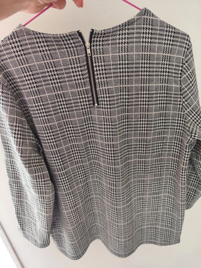 Pull léger à carreaux - photo numéro 3