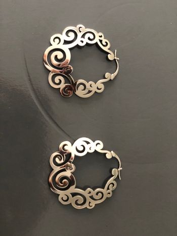 Bloucle d’oreilles acier