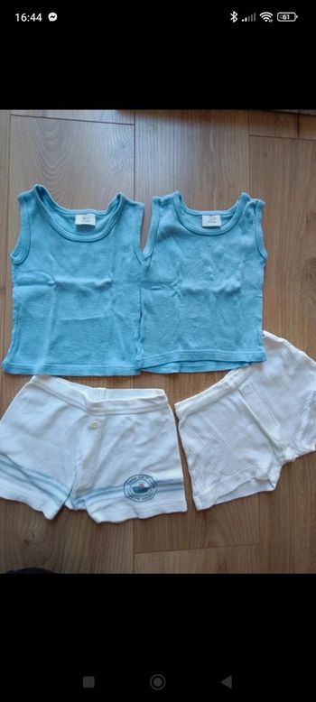 Lot sous vêtements 6 mois 