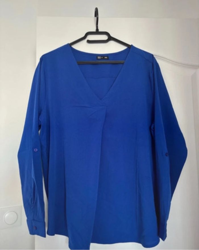 Blouse bleu