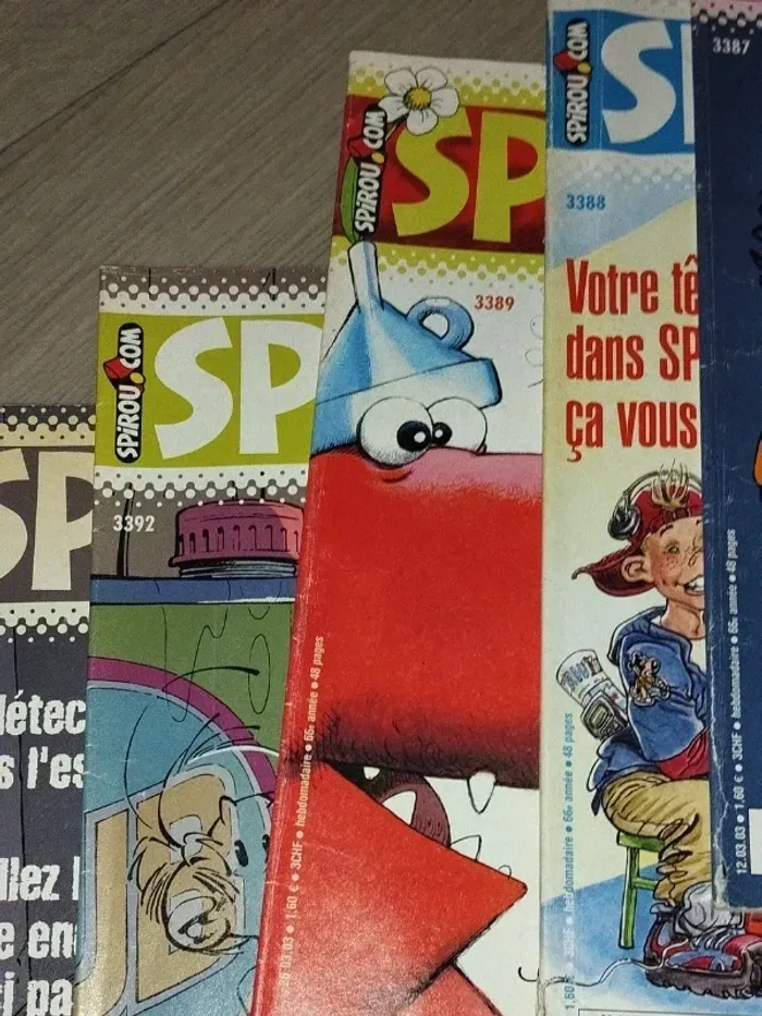 Lot de 12 magazines SPIROU année 2003 L002 - photo numéro 4