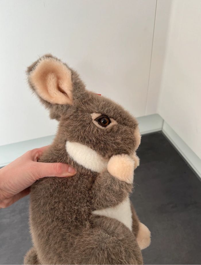 Peluche lapin 35cm de hauteur toute douce en excellent état - photo numéro 10