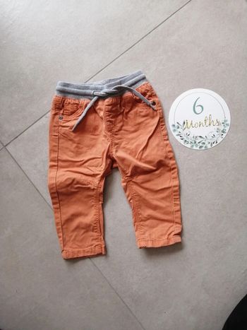 Pantalon coton orange 6 mois