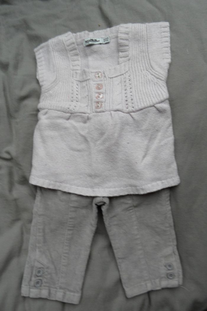 Ensemble hiver Fille Tex-tape à l'oeil, taille 6 mois