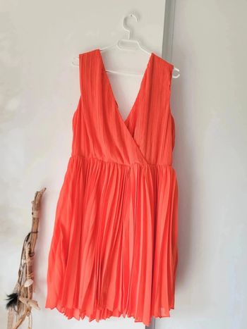 Robe Courte Orange Femme Moony Mood – Taille 44 / XXL