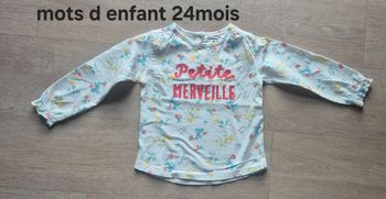 Tee-shirt ml mot  d'enfants